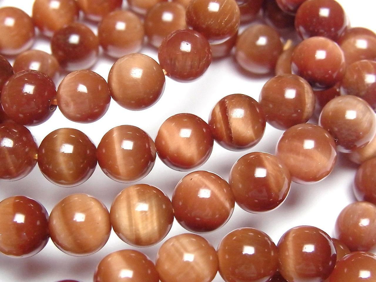 Orange Tiger's Eye AAA Round 8mm 1strand beads (Bracelet)