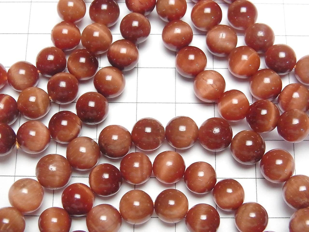 Orange Tiger's Eye AAA Round 8mm 1strand beads (Bracelet)