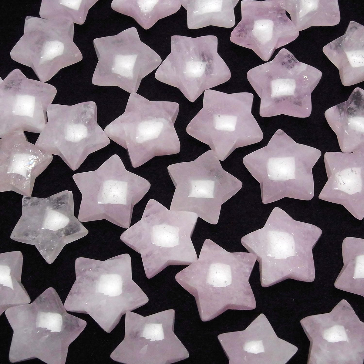 Morganite AA++ Undrilled Star Motif 18x19mm 1pc