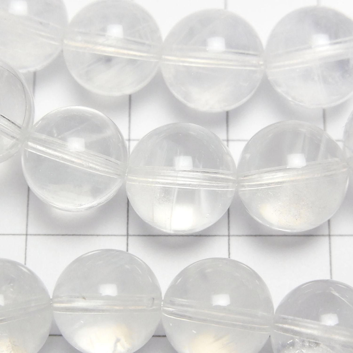 Angel Ladder Quartz Round 10mm 1strand beads (Bracelet)