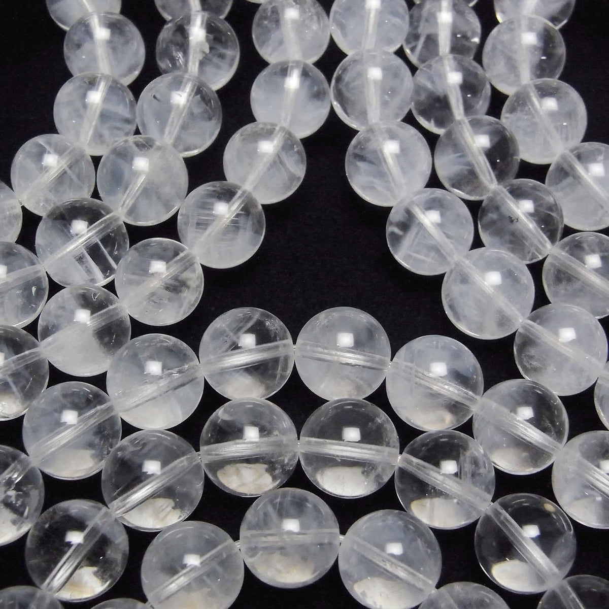 Angel Ladder Quartz Round 10mm 1strand beads (Bracelet)