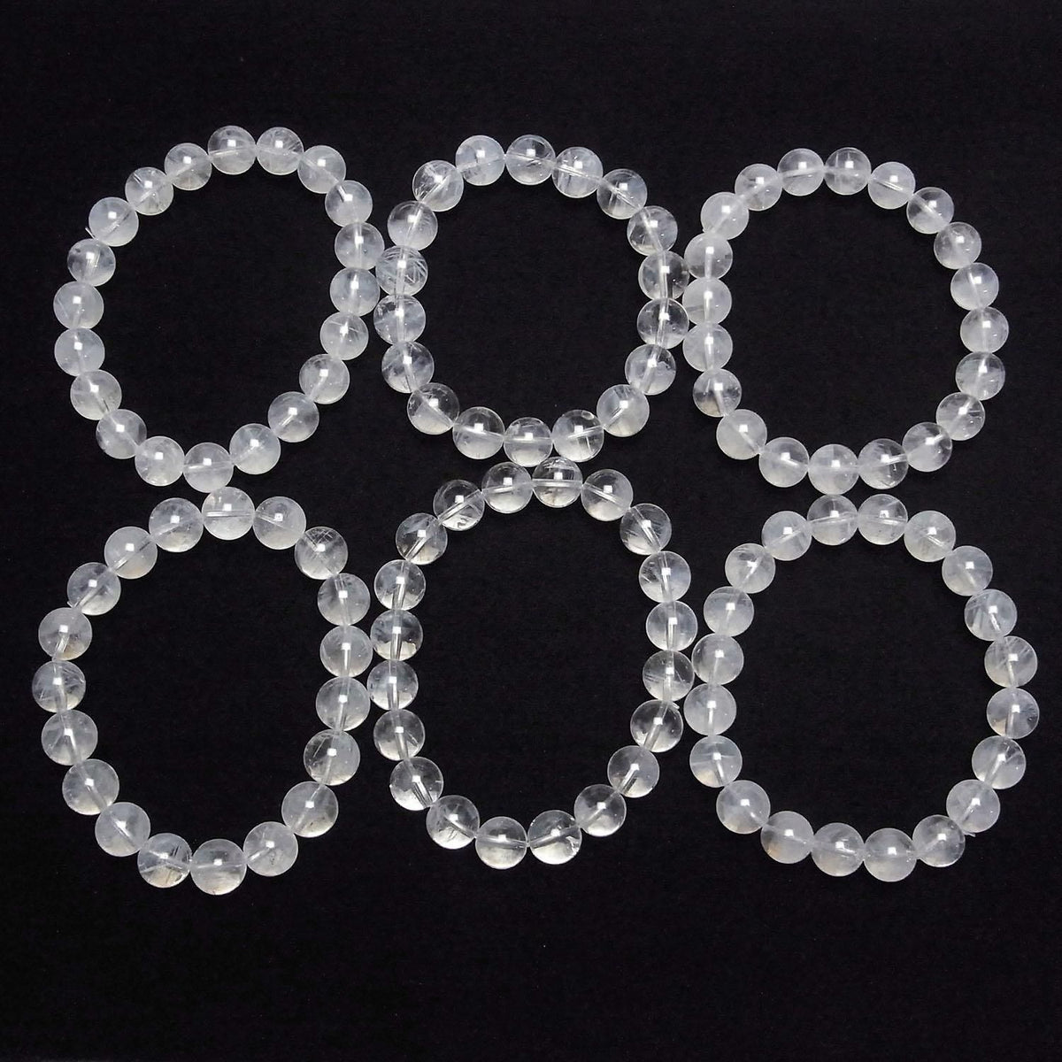Angel Ladder Quartz Round 10mm 1strand beads (Bracelet)