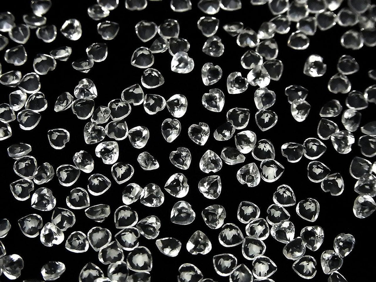 High Quality AAA Crystal Loose Stone Heart Shape Faceted 4x4mm 10pcs