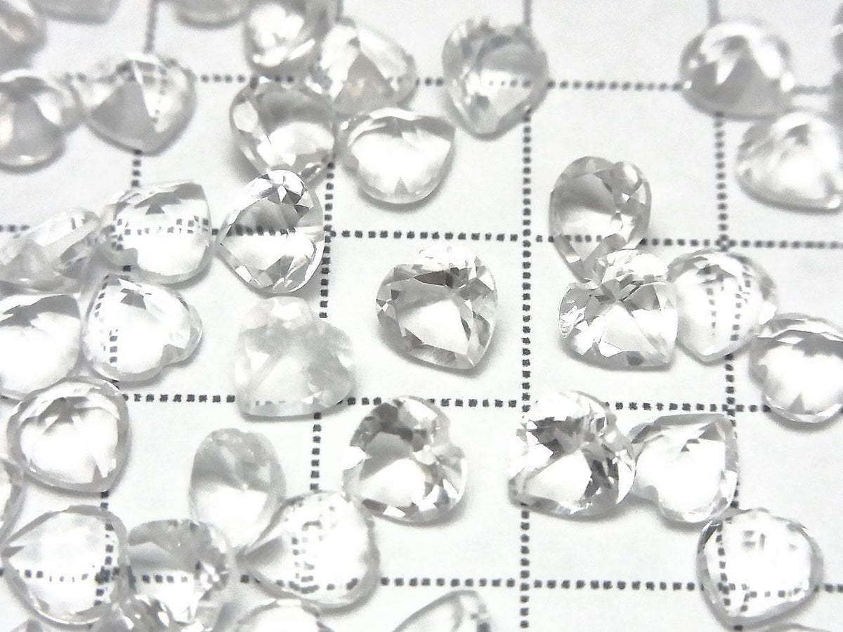 High Quality AAA Crystal Loose Stone Heart Shape Faceted 6x6mm 5pcs