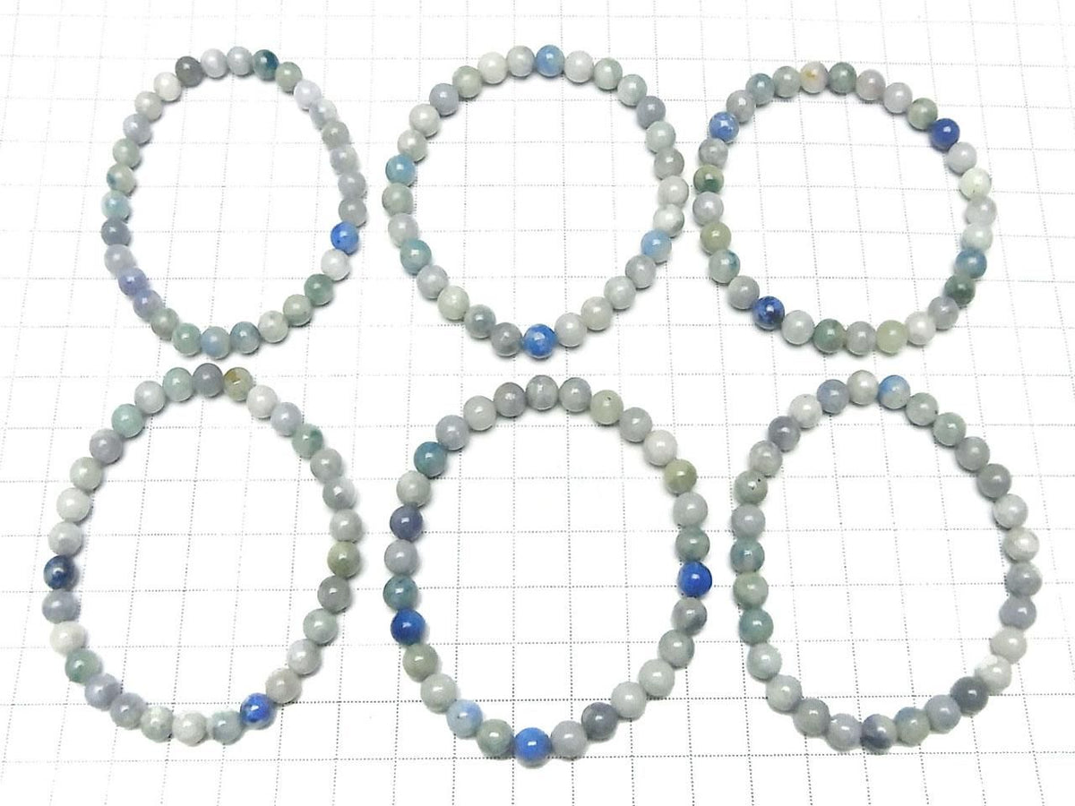 Hackmanite Round 6mm 1strand beads (Bracelet)