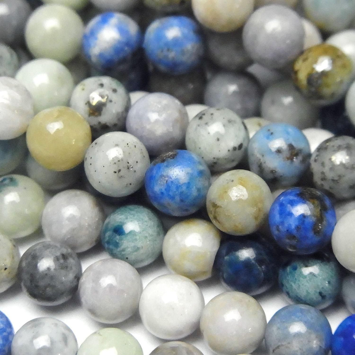 Hackmanite Round 6mm 1strand beads (aprx.15inch/37cm)