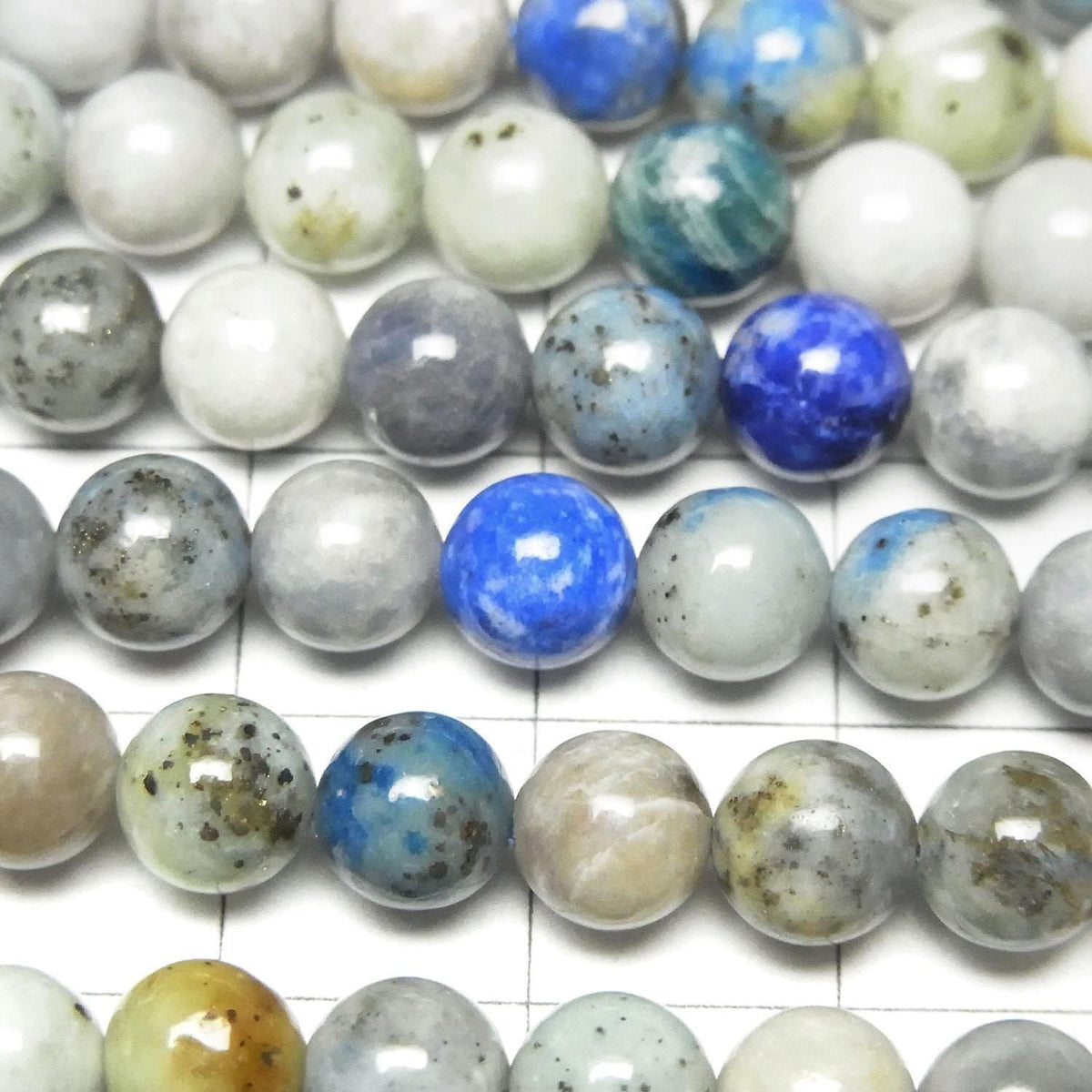Hackmanite Round 6mm 1strand beads (aprx.15inch/37cm)