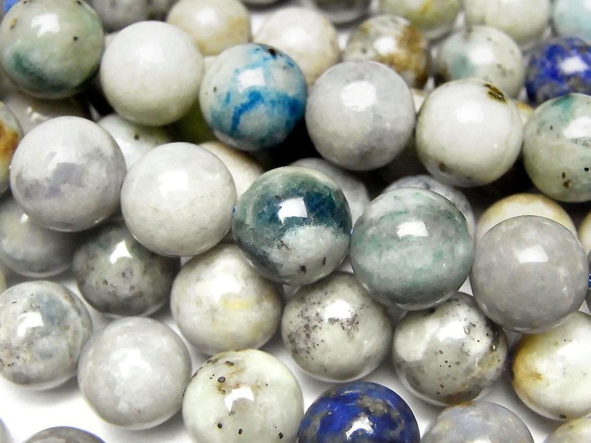 Hackmanite Round 10mm half or 1strand beads (aprx.15inch/37cm)
