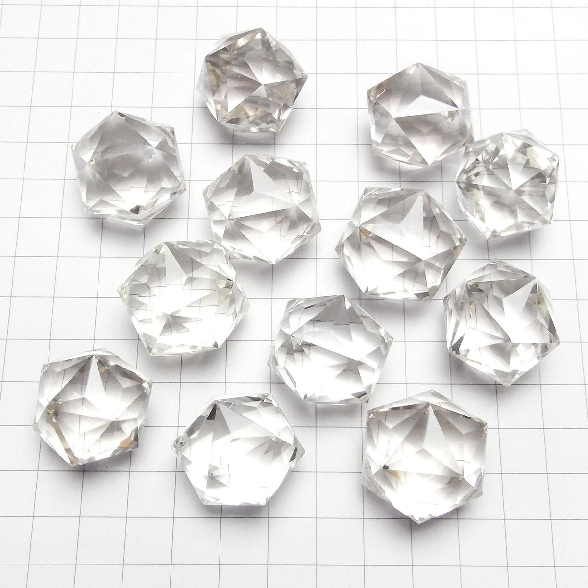 Crystal AAA Star Round Cut [Smoky Color] 1pc