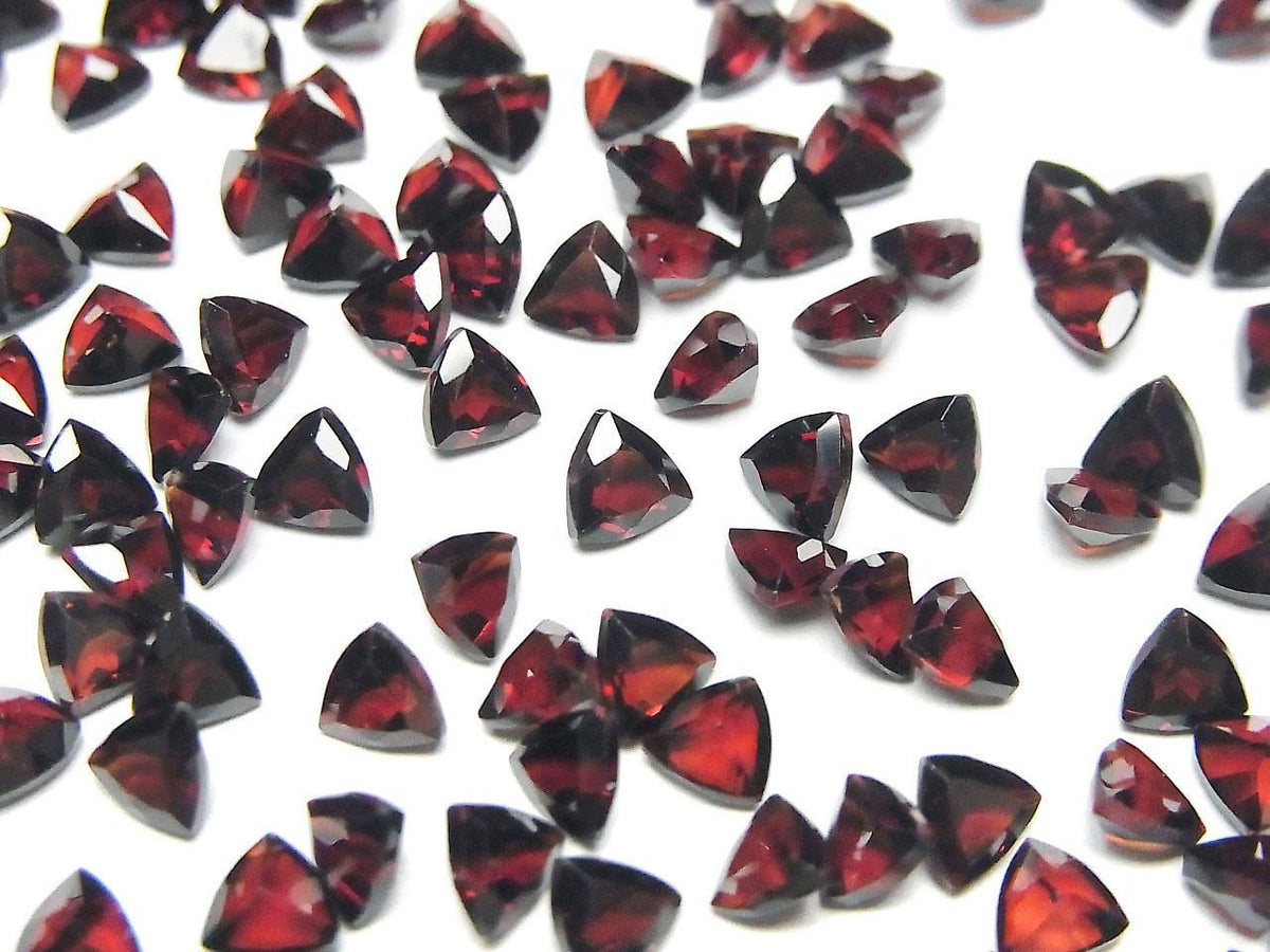 High Quality Rhodolite Garnet AAA Loose stone Triangle Faceted 4x4mm 5pcs