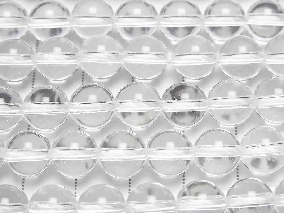 Crystal Quartz AAA- Round 8.5-9mm half or 1strand beads (aprx.15inch/37cm)