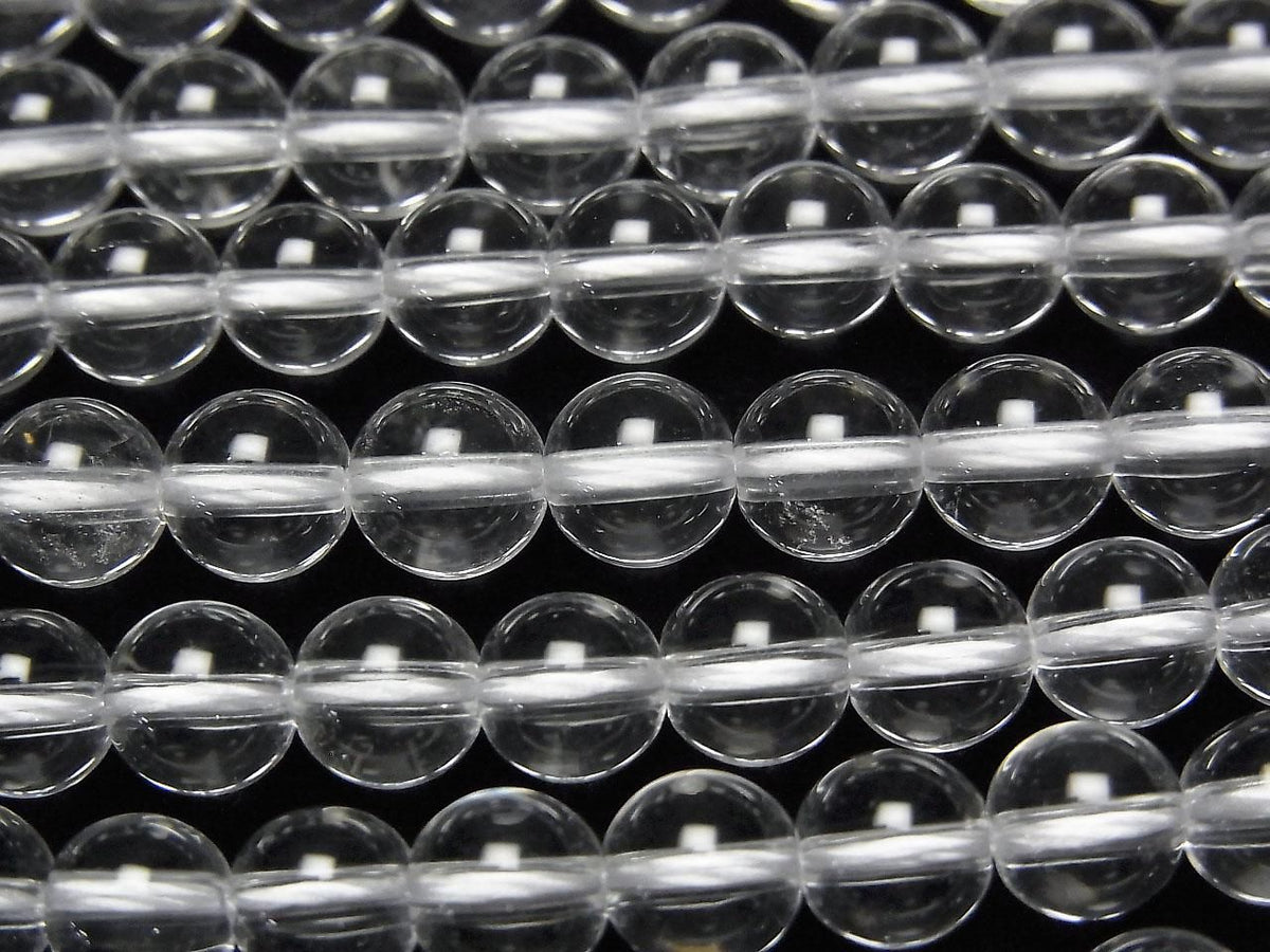Crystal Quartz AAA- Round 6-6.5mm half or 1strand beads (aprx.15inch/37cm)