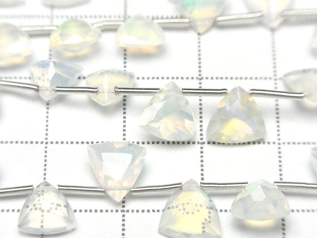 High Quality Ethiopian Opal AAA Triangle Faceted 1strand beads (18pcs)