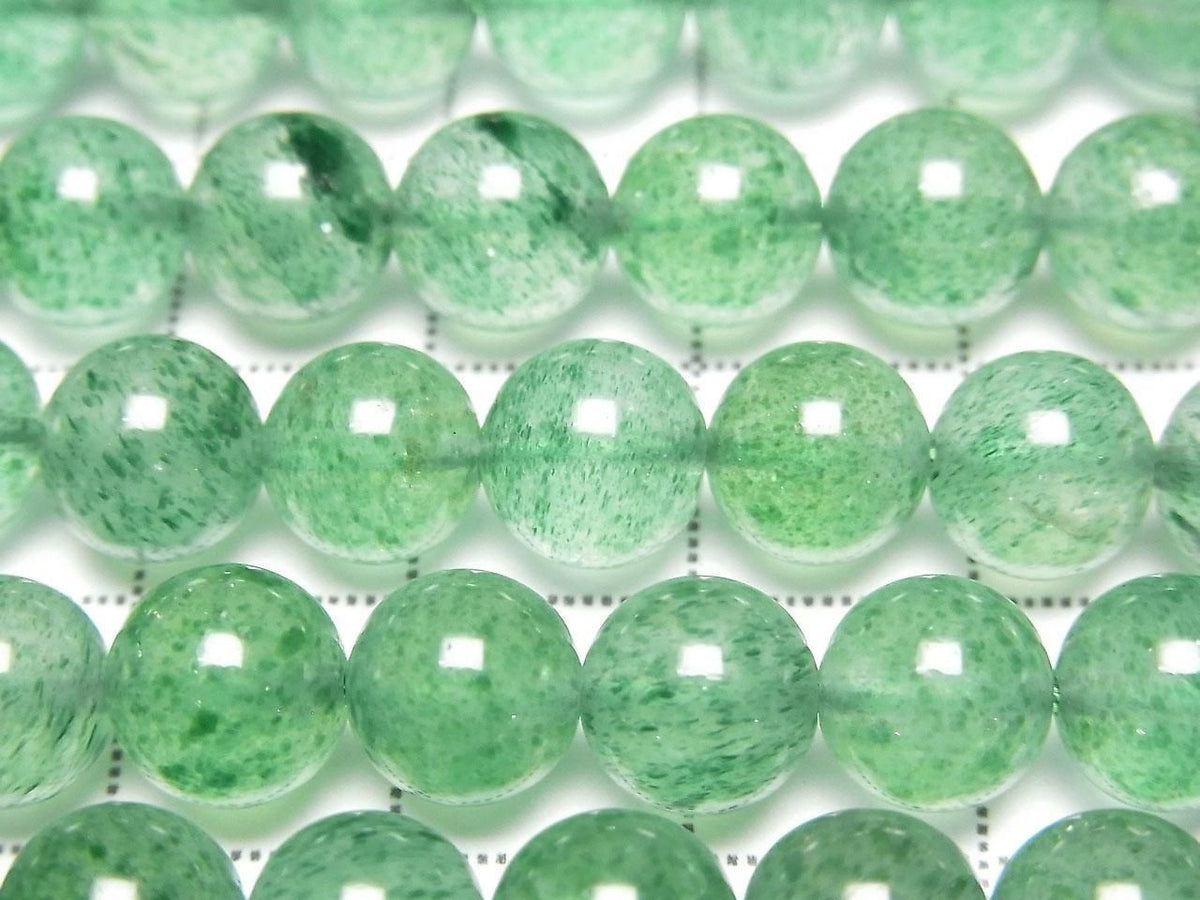 Indian Green Aventurine AA++ Round 8mm 1strand beads (approx. 15 inches/37 cm)
