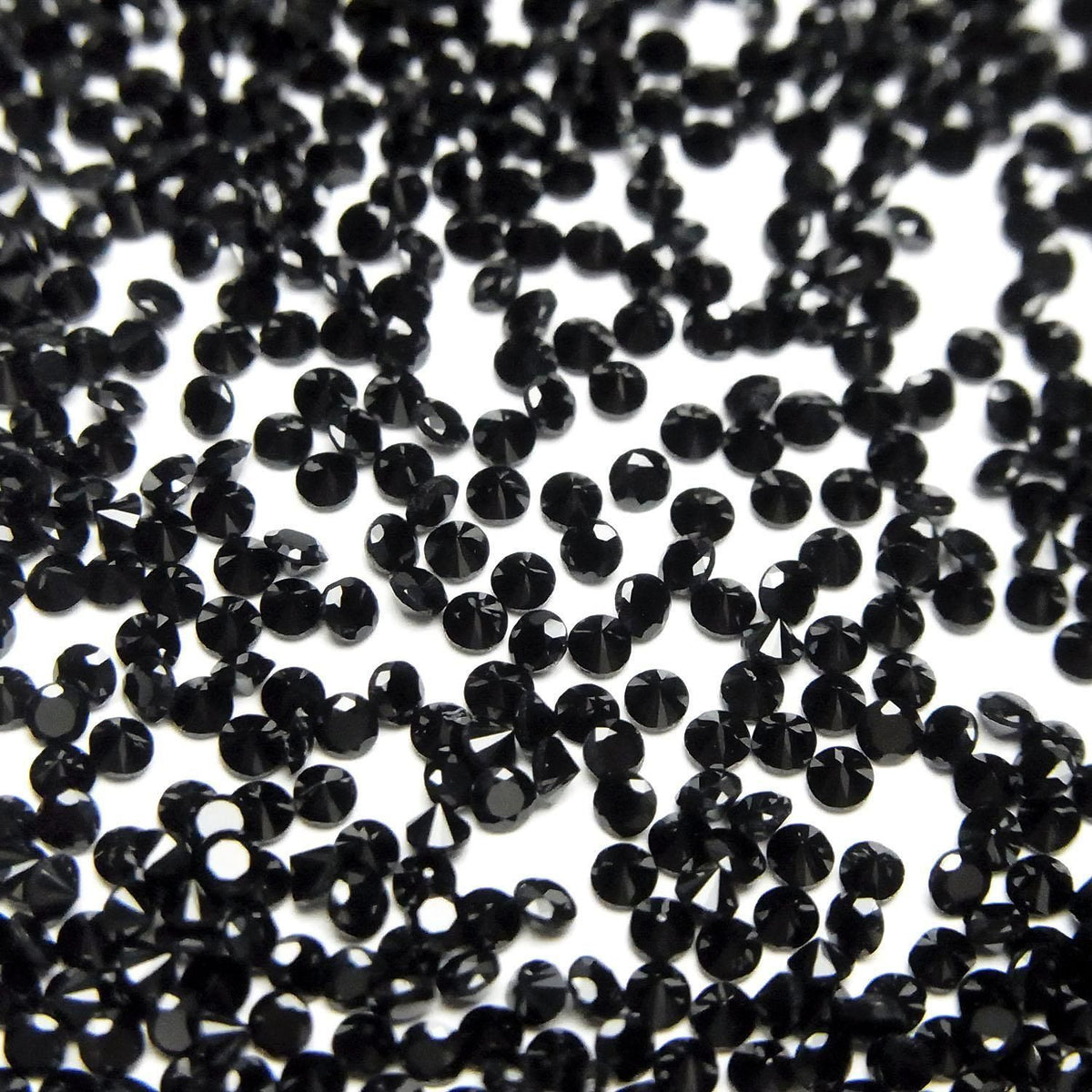 High Quality Black Spinel AAA Loose Stone Round Faceted 2x2mm 20pcs