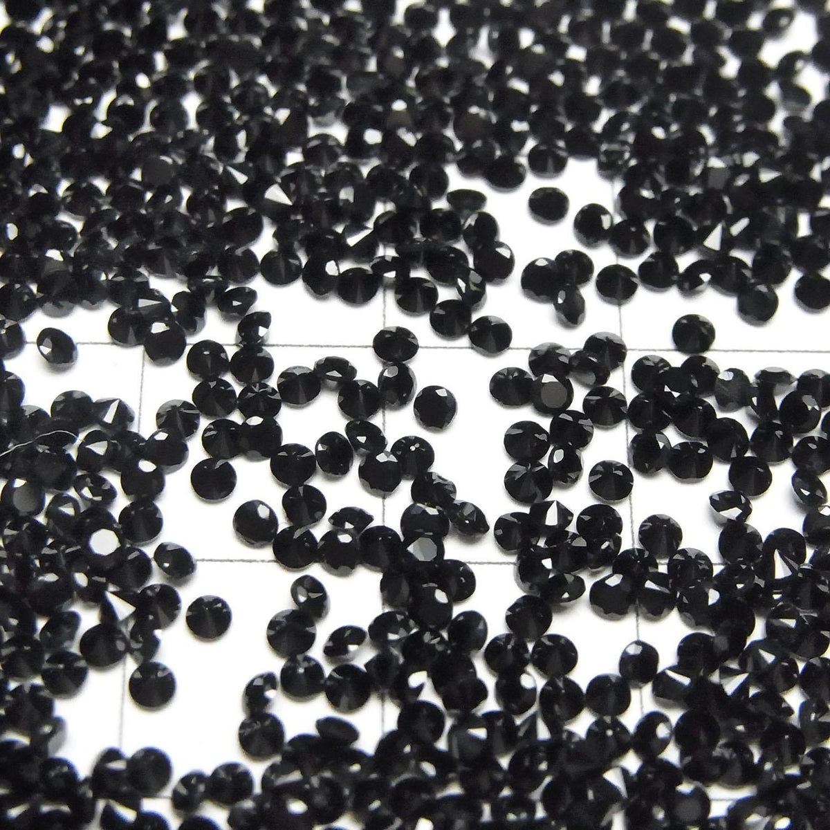 High Quality Black Spinel AAA Loose Stone Round Faceted 2x2mm 20pcs