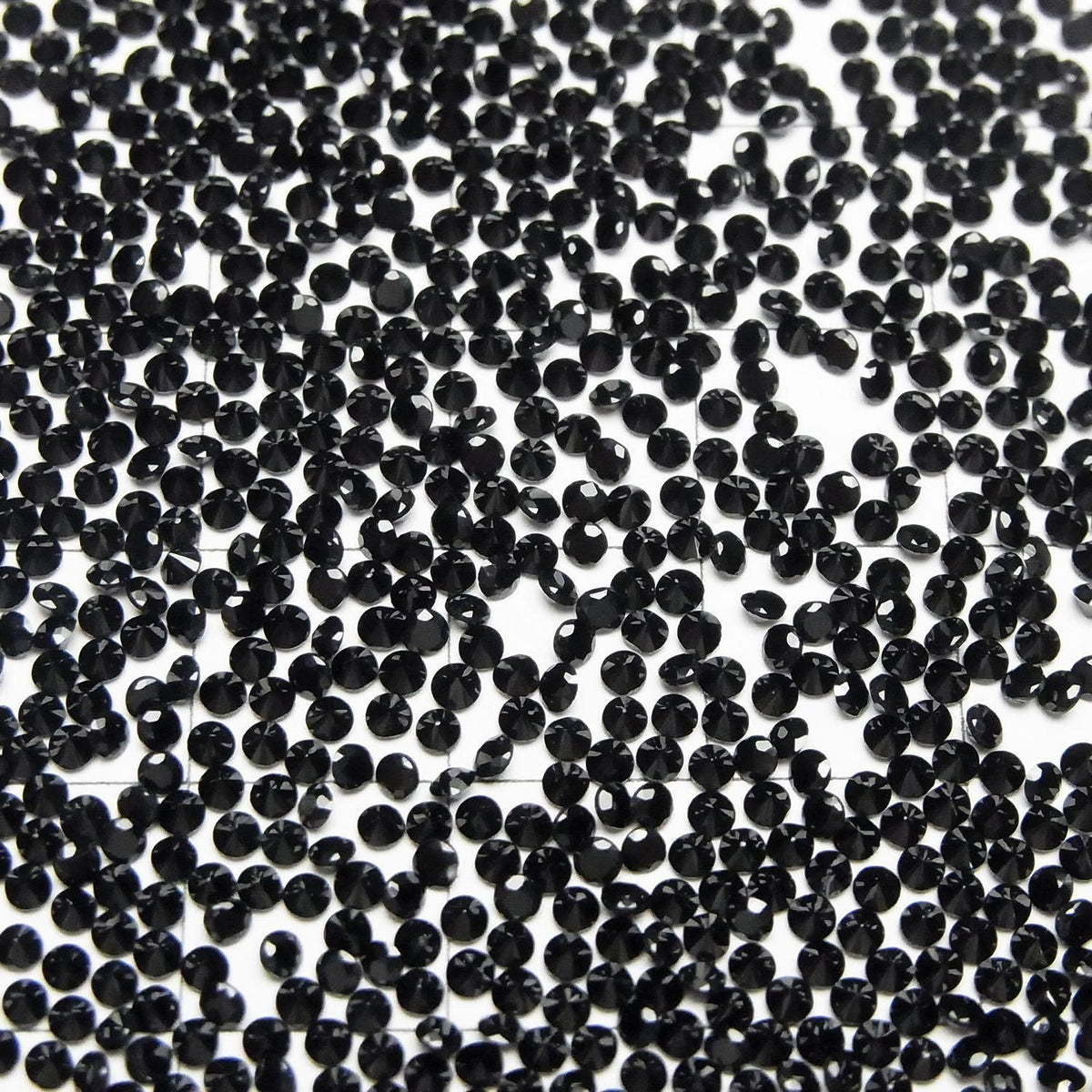 High Quality Black Spinel AAA Loose Stone Round Faceted 2x2mm 20pcs
