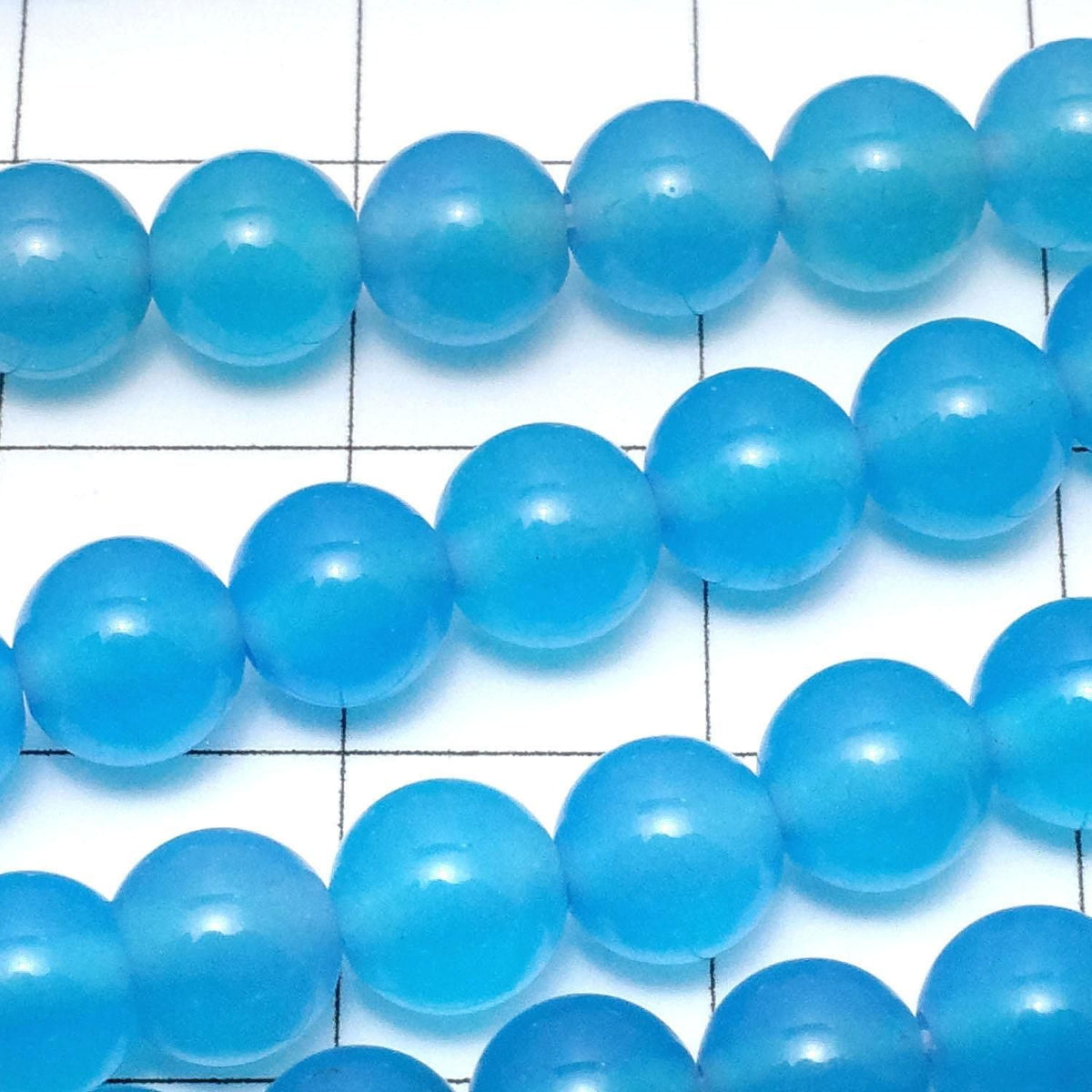 Blue Agate AAA Round 6mm 1strand beads (approx. 14 inches/35 cm)