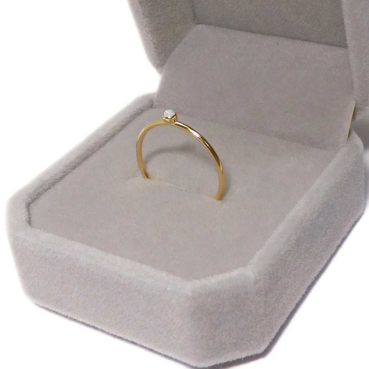 Jewelry case for rings [gray] 1 box