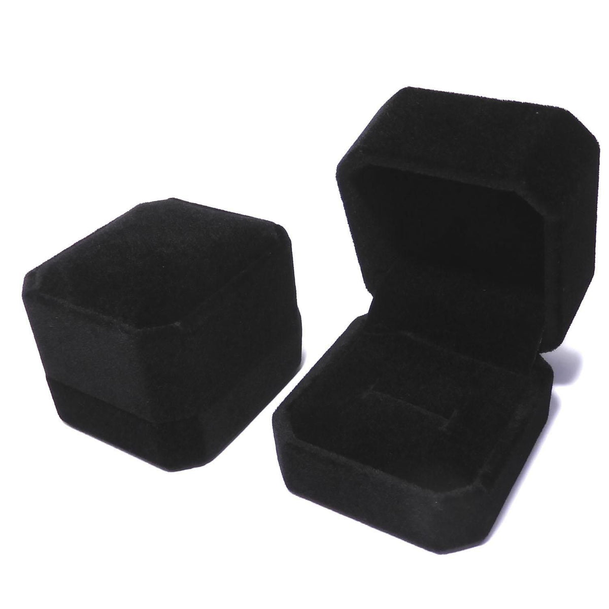 Jewelry case for rings [Black] 1 box