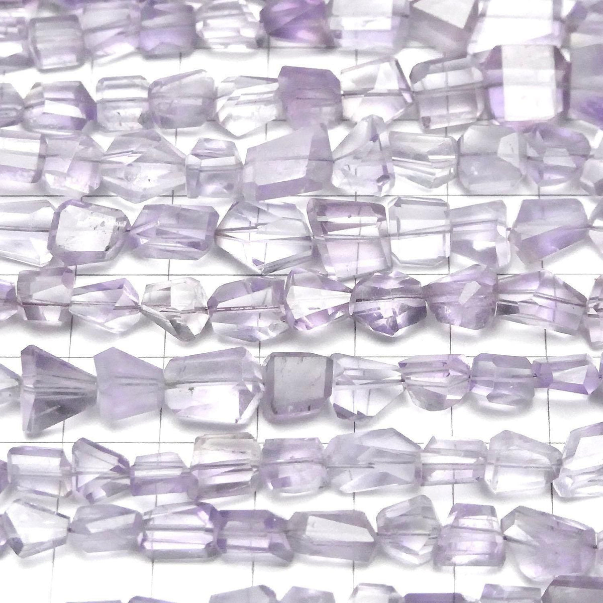 Amethyst AA++ Faceted Nugget 1strand beads (aprx.7inch/18cm)