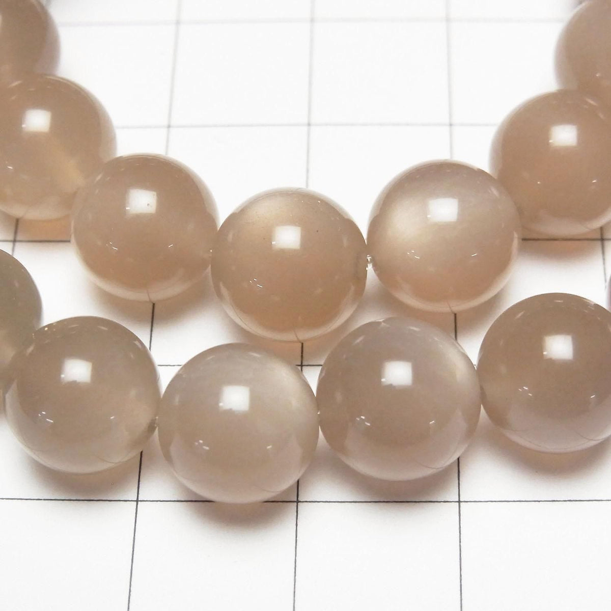 Brown Moonstone AAA- Round 10mm 1strand beads (Bracelet)