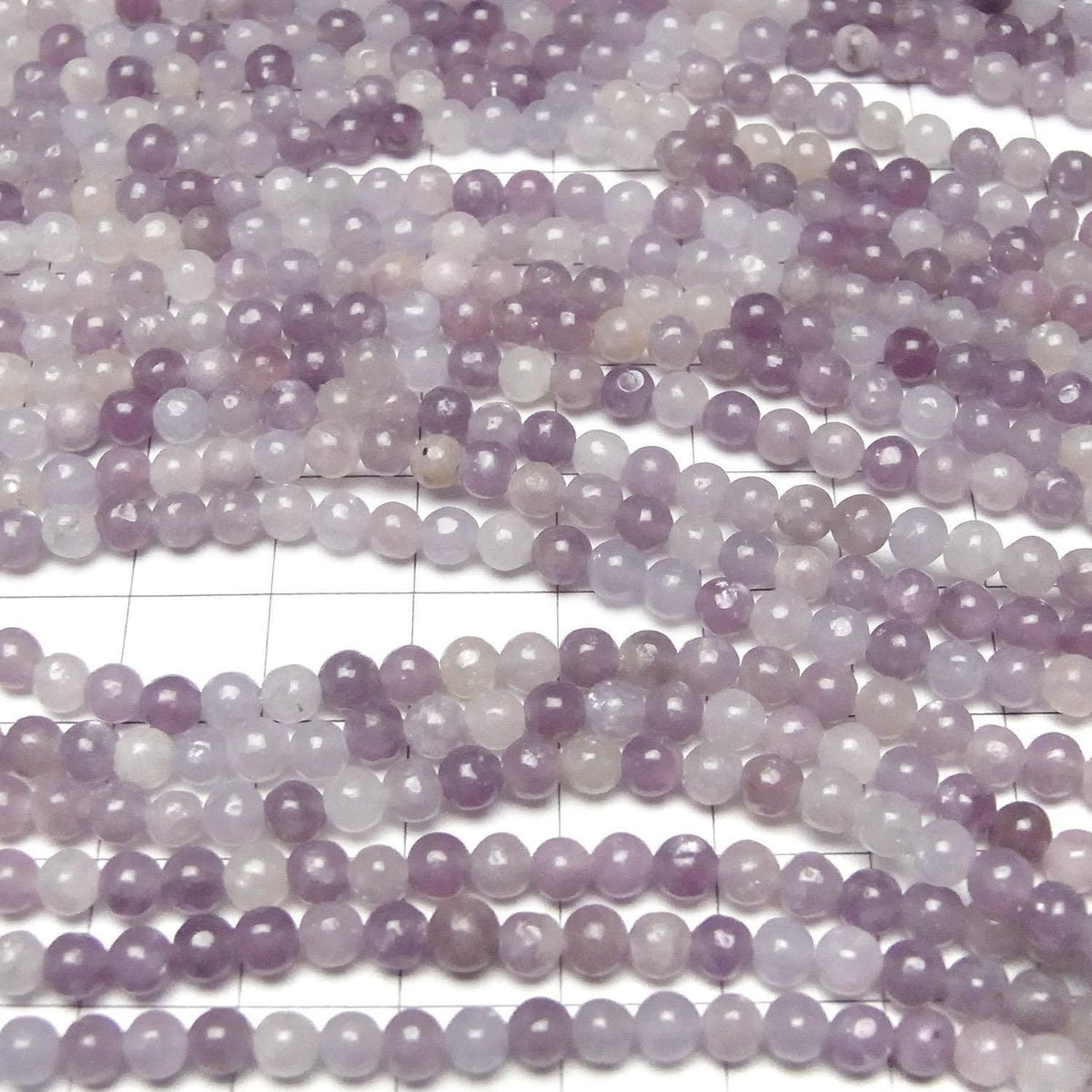 Lepidolite AA Round 4mm 1strand beads (aprx.14inch/35cm)