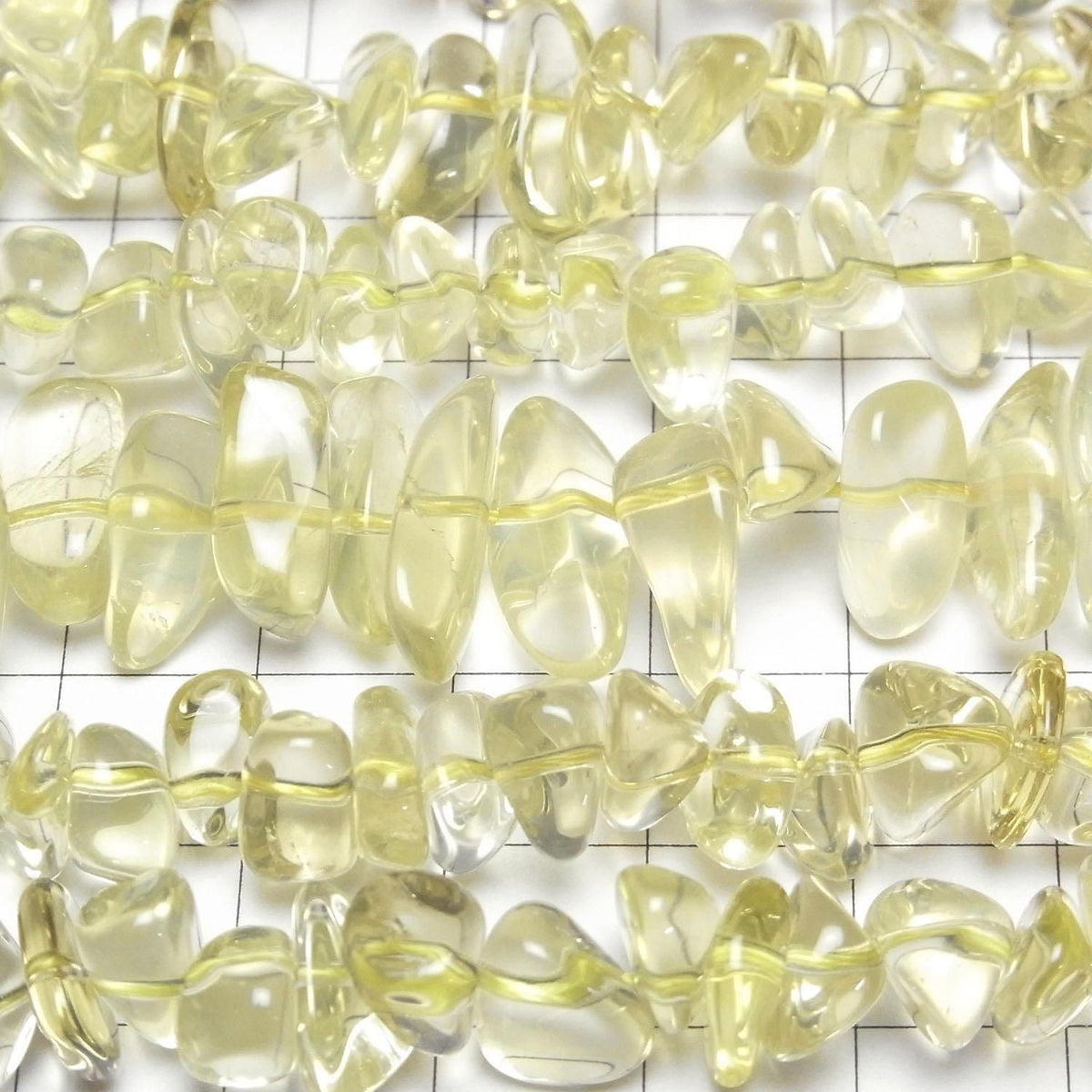Lemon Quartz AAA- Chips (Small Nugget ) half or 1strand beads (aprx.15inch/37cm)