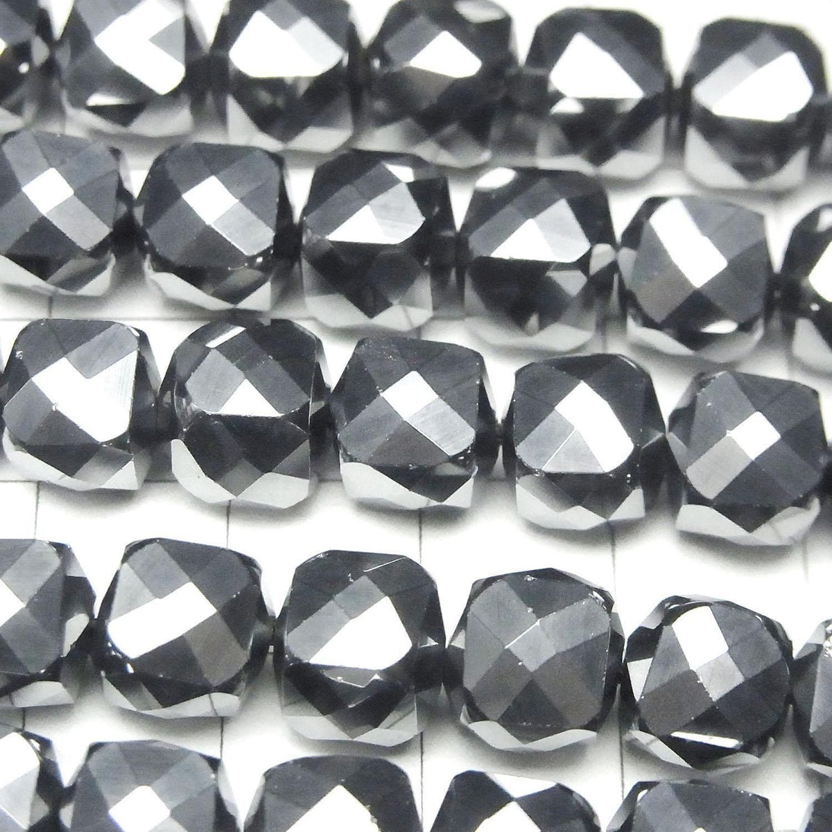 Terahertz Cube Shape 8x8x8mm 1strand beads (aprx.15inch/36cm)High Quality!