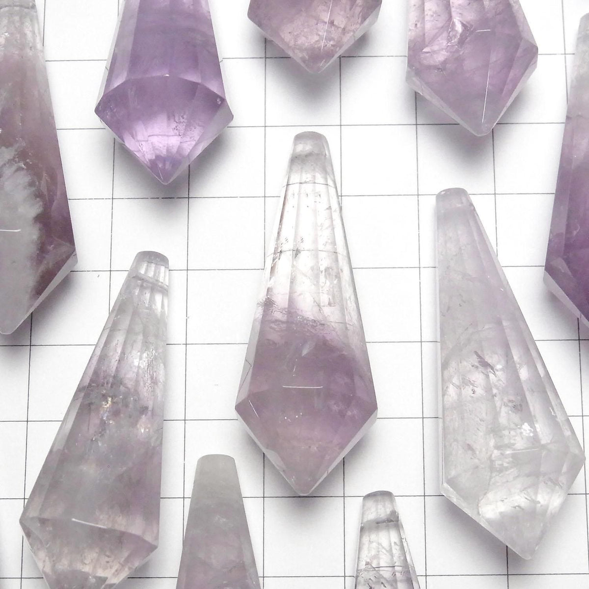 Amethyst AA pendulum cut 1pc