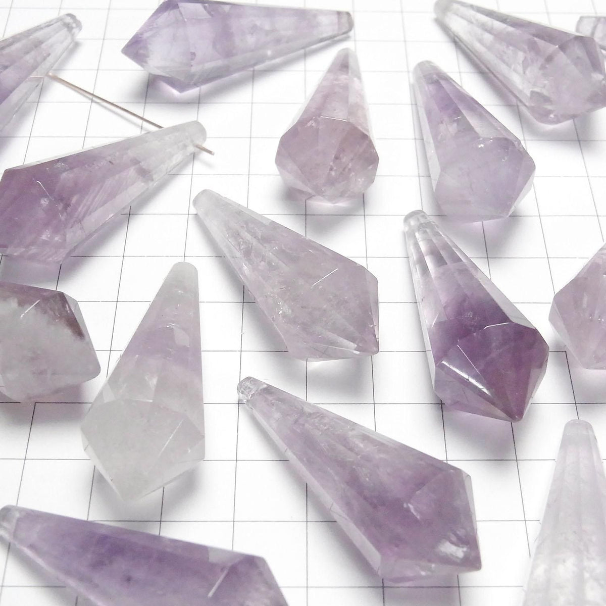 Amethyst AA pendulum cut 1pc