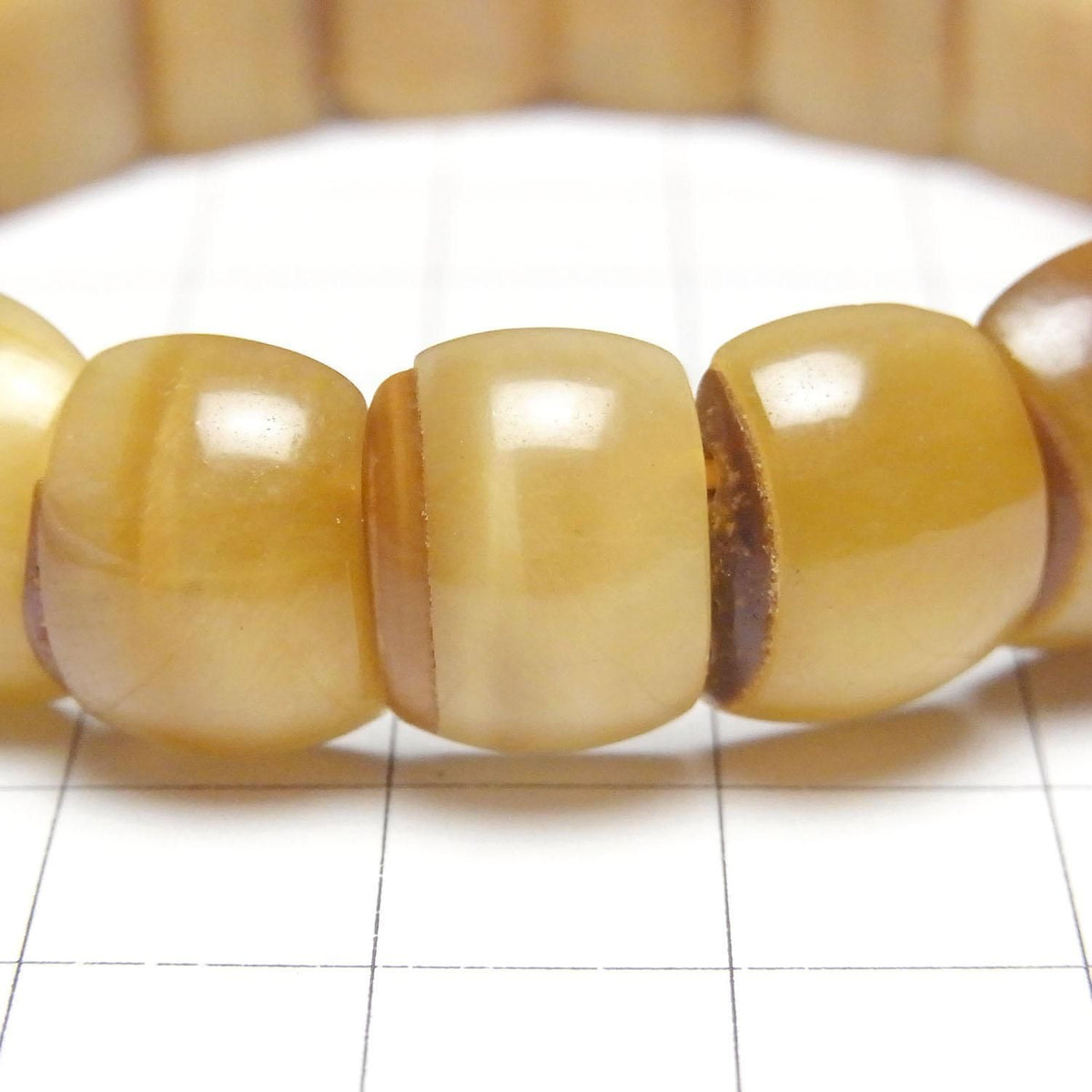 Golden Tiger's Eye AA++ 2-Hole Oval 14x10x6mm 1strand beads (Bangle Bracelet)