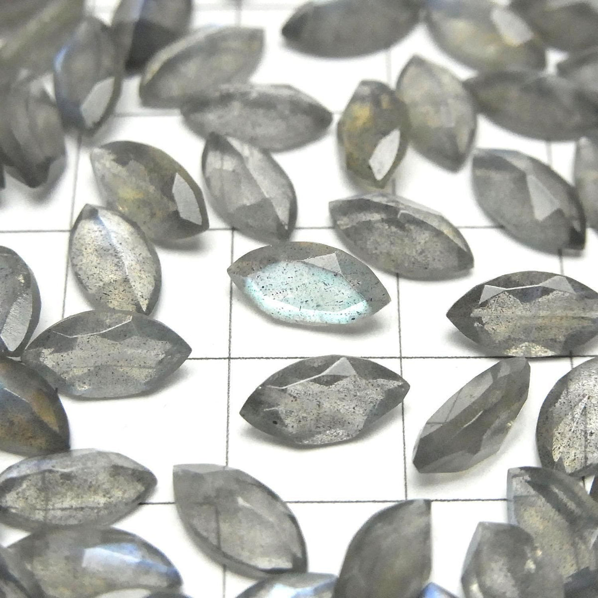 High Quality Blue Labradorite AAA Loose stone Marquise Faceted 10x5mm 3pcs