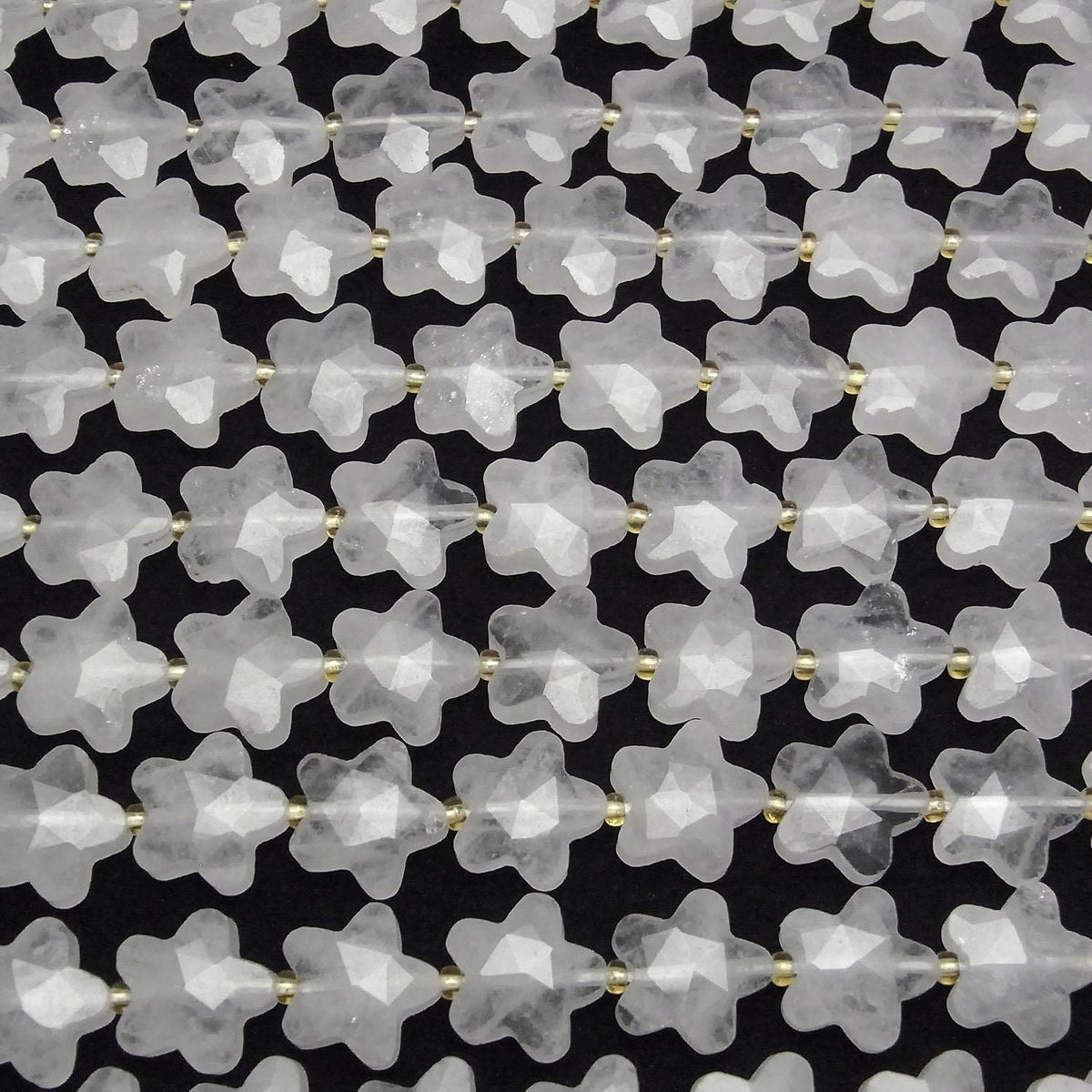 Crystal AA++ Faceted Star 14x14mm half or 1strand beads (approx. 15 inches/36 cm)