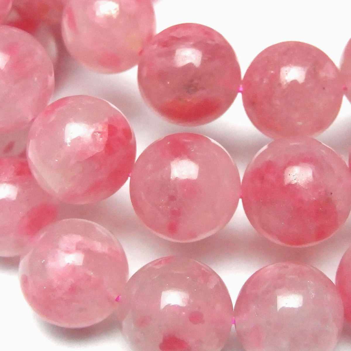 Rhodonite Silica AA++ Round 12mm 1strand beads (Bracelet)