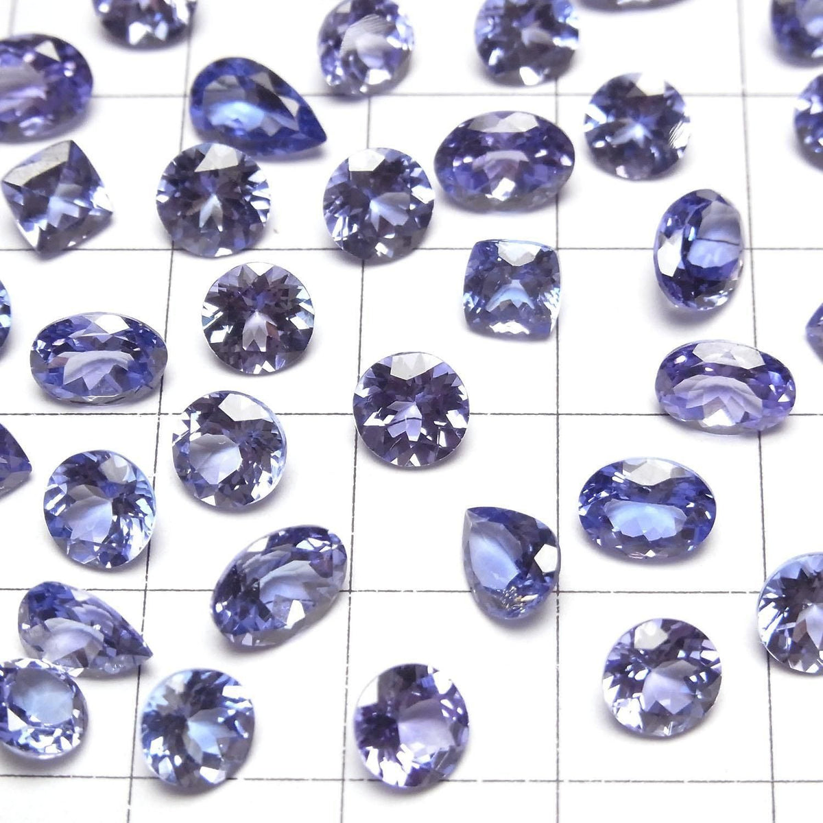 High Quality Tanzanite AAA Loose Stone Mixed Shape Faceted 1pc
