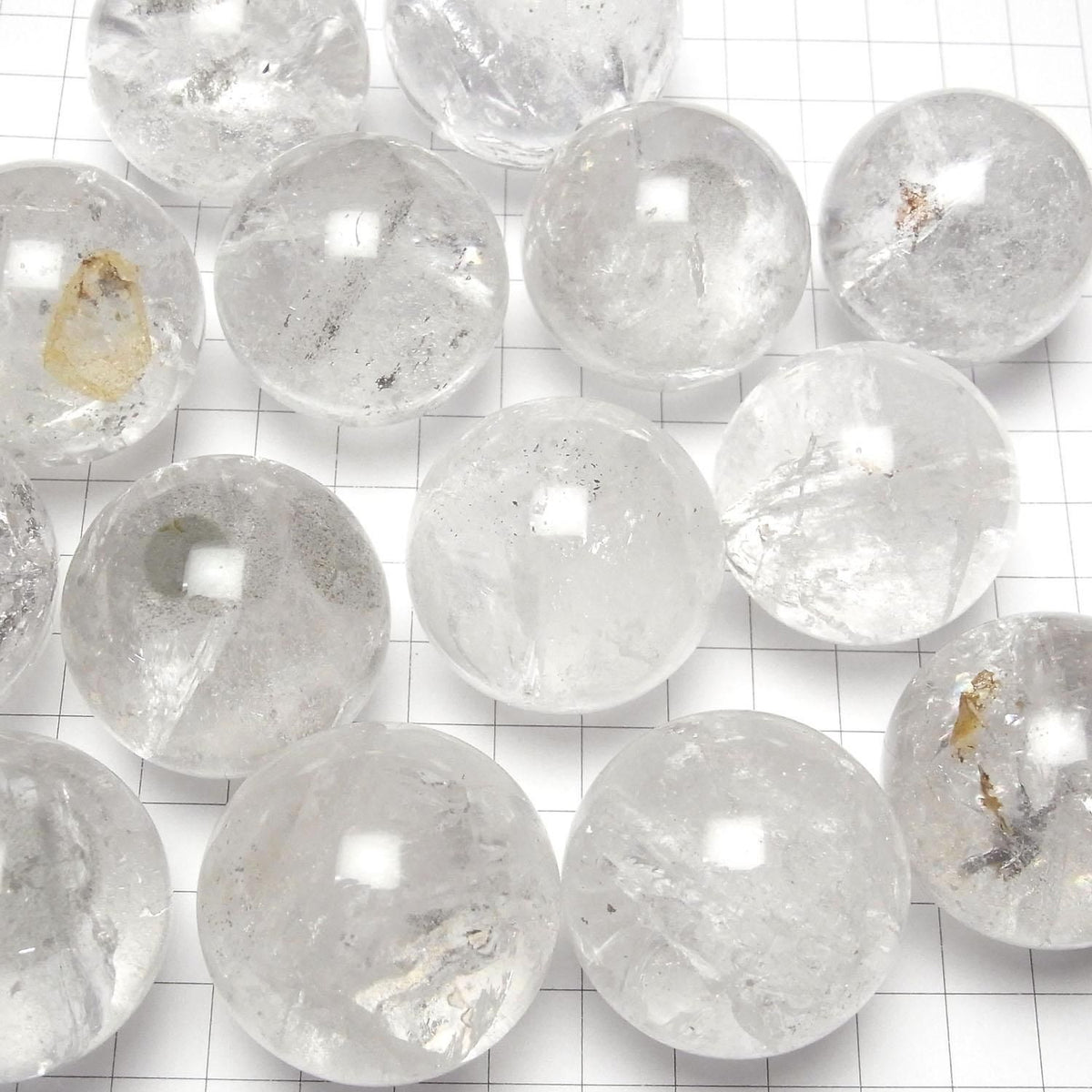 Iris Quartz (Rainbow Quartz) AA Sphere, Round 35mm-38mm 1pc