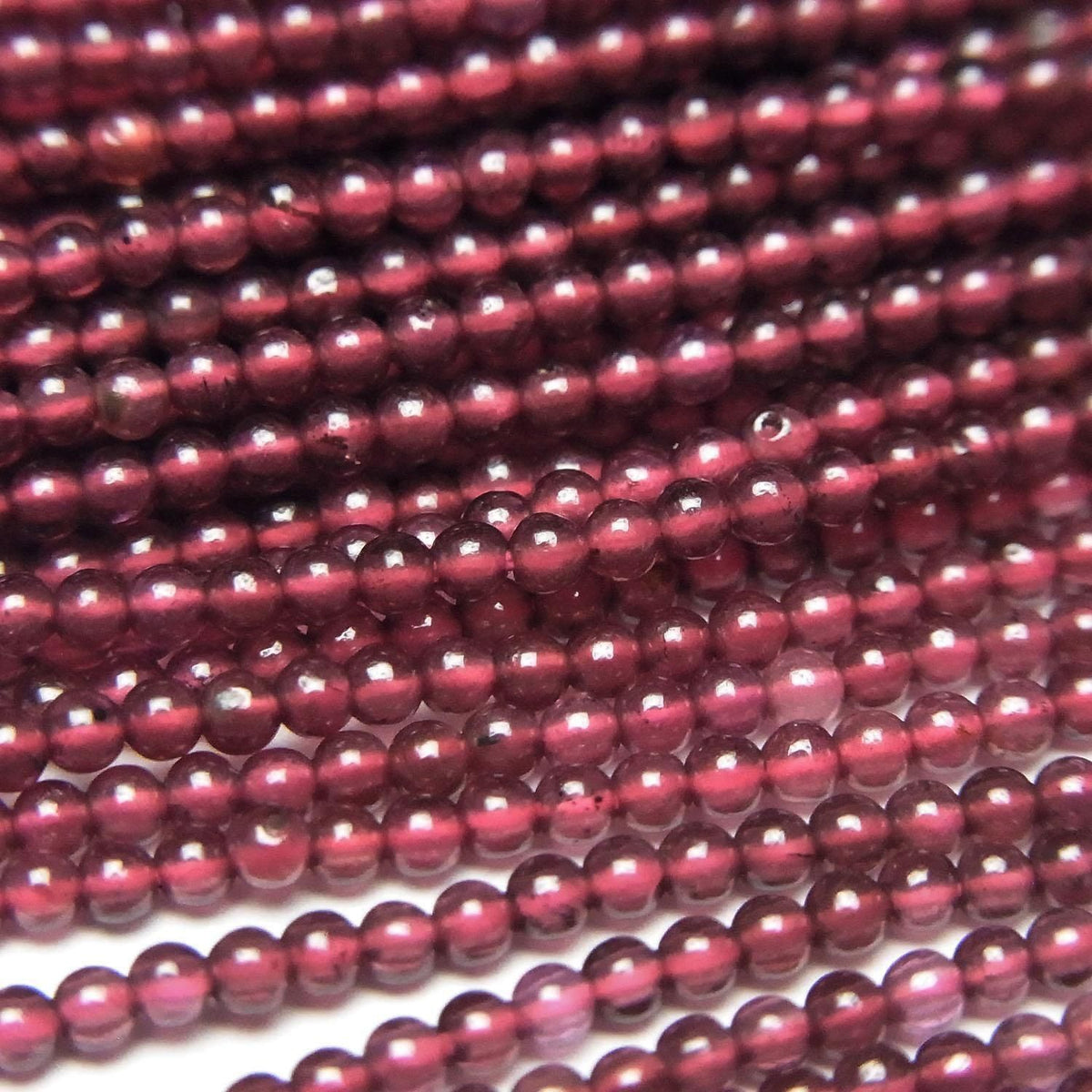2pcs $6.79! Garnet AAA- Round 1.8mm 1strand beads (aprx.15inch/36cm)