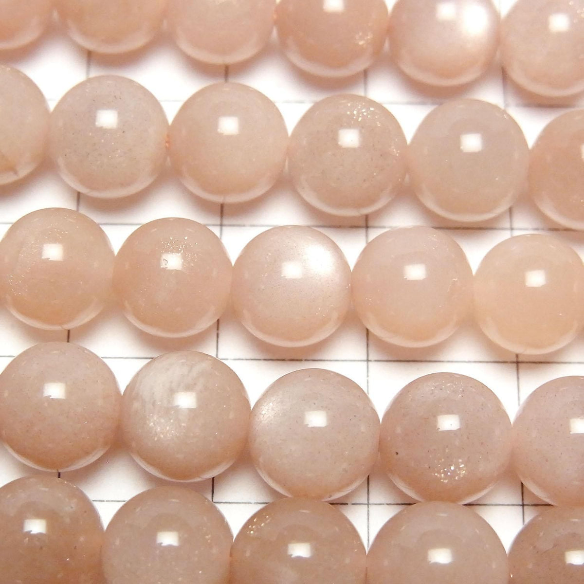 Orange Moonstone AAA- Round 8mm half or 1strand beads (approx. 15 inches/36 cm)