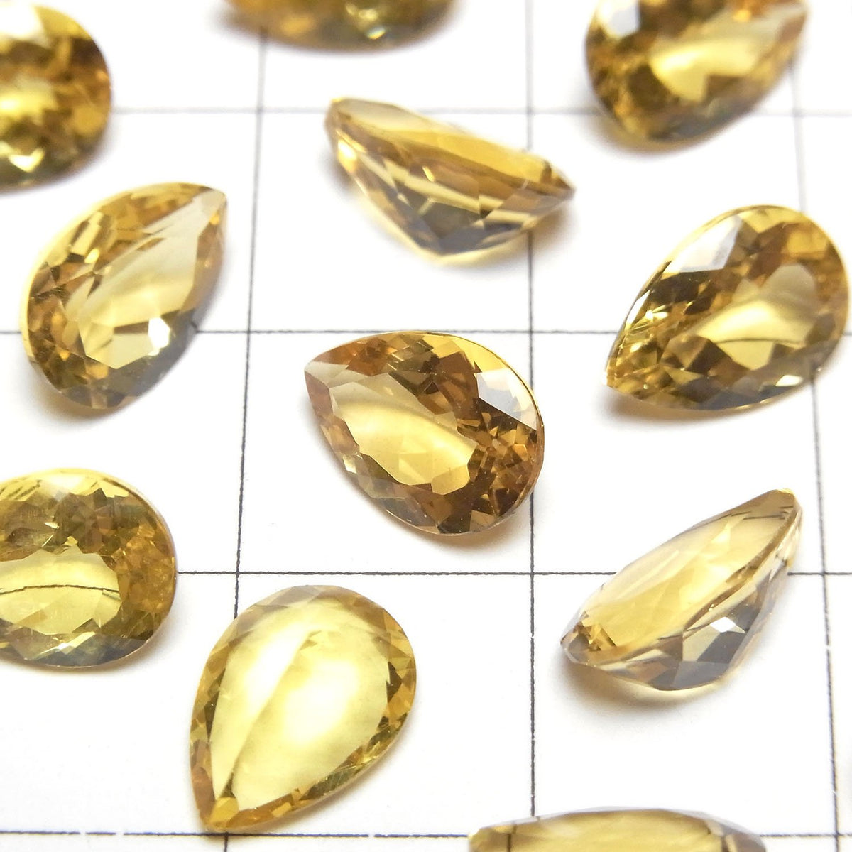 高品質金綠柱石 AAA 梨形刻面裸石 10x7mm 1顆