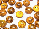 [Video] Cracked Baltic Amber Round Cabochon 8x8mm 3pcs