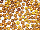 [Video] Cracked Baltic Amber Round Cabochon 8x8mm 3pcs
