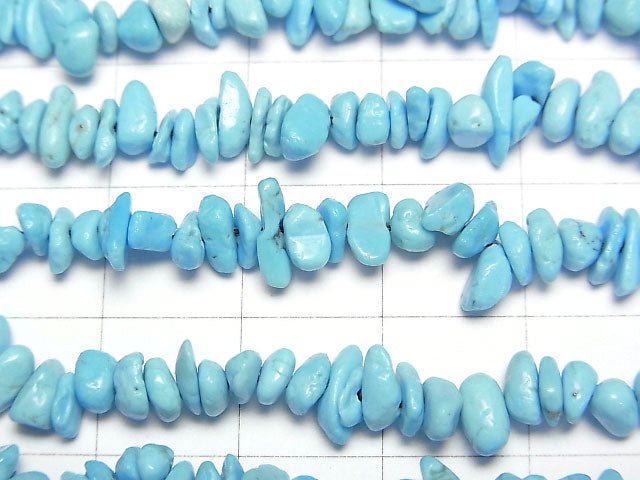 [Video] Arizona Sleeping Beauty Turquoise AAA- Chips (Small Nugget) half or 1strand beads (aprx.17inch/42cm)