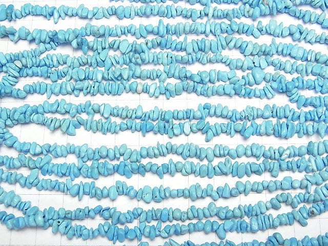 [Video] Arizona Sleeping Beauty Turquoise AAA- Chips (Small Nugget) half or 1strand beads (aprx.17inch/42cm)