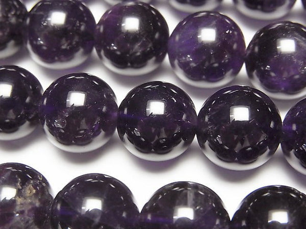 Amethyst AA++ Round 12mm half or 1strand beads (aprx.15inch/37cm)