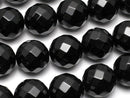 [Video] Onyx  64Faceted Round 14mm half or 1strand beads (aprx.15inch/36cm)