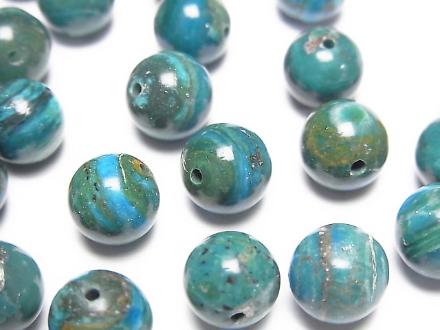 High Quality Peruvian Blue Opal AAA ++ Round 9mm 3pcs