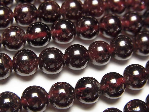 Garnet AA Round 6mm 1strand beads (aprx.15inch/36cm)