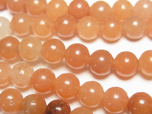 1strand $3.79! Orange Aventurine Round 6mm 1strand beads (aprx.15inch / 37cm)