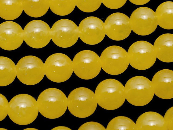 Honey color Jade Round 8mm 1strand beads (aprx.15inch / 37cm)